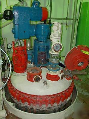 De dietrich glass lined reactor, 200 gallon