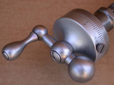 Heavy 10 south bend lathe large collar cross feed screw