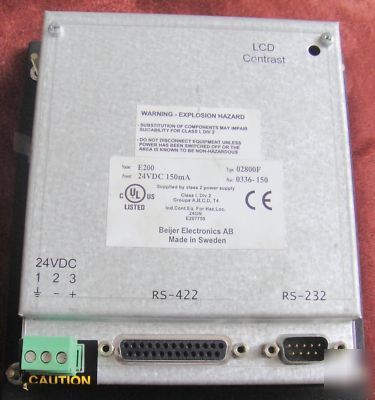 Mitsubishi beijer operator interface- e 200
