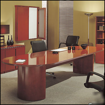 12FT conference table boardroom board room wood office