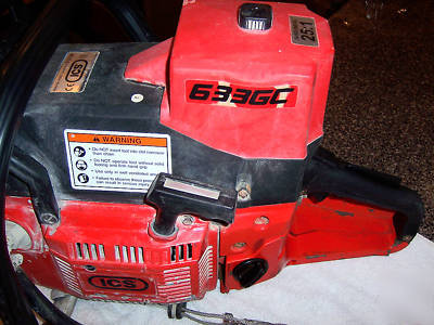 Ics 633GC concrete diamond chain saw cut off saw 