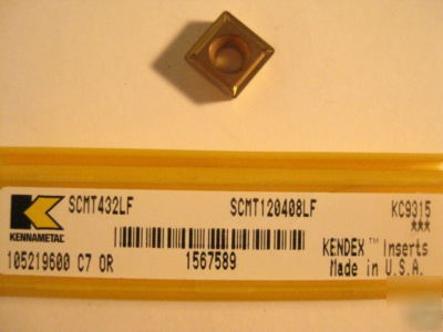 Kennametal SCMT432LF carbide inserts QTY5 (P46)