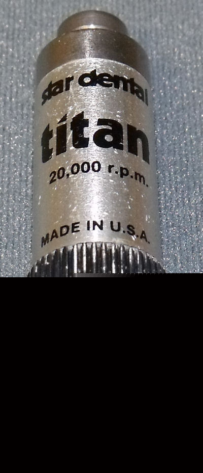 Star titan 20000 rpm handpiece quick connect; lube free