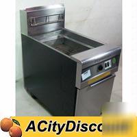 Used frymaster 60LB. gas deep fat food snack fryer