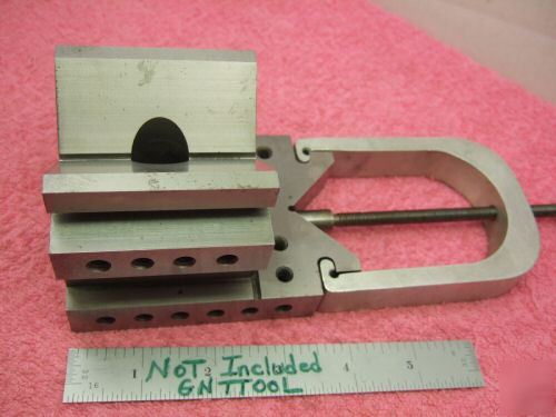  v-block w/ clamp machinist toolmaker mint precise grnd