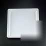 New emi party tray square platter - black - 16 x