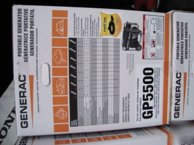 New generators - - generac GP5500 $679.. 