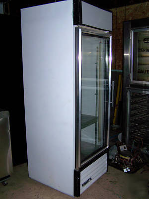  true one glass door reach in display refrigerator 