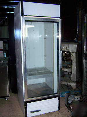  true one glass door reach in display refrigerator 