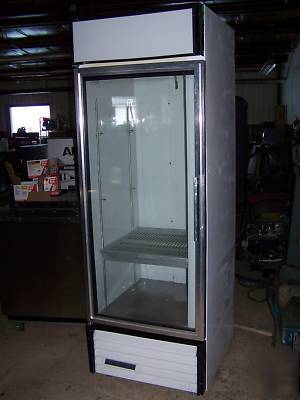  true one glass door reach in display refrigerator 