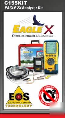 New uei C155KIT EAGLE2X combustion analyzer w/printer 