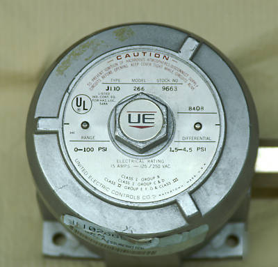 New united electric J110-266-9663 pressure switch 