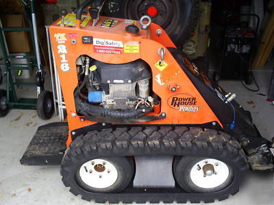 Powerhouse prodigy mini skid steer loader w/trailer