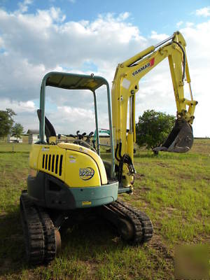 Yanmar vio 35-2 excavator dozer backhoe loader plumbed