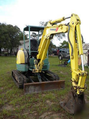 Yanmar vio 35-2 excavator dozer backhoe loader plumbed