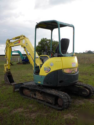 Yanmar vio 35-2 excavator dozer backhoe loader plumbed