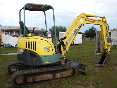 Yanmar vio 35-2 excavator dozer backhoe loader plumbed