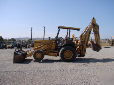 1995 ford 555D 4X4 loader backhoe