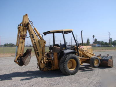 1995 ford 555D 4X4 loader backhoe