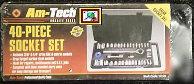 Am-tech 40 pc socket set