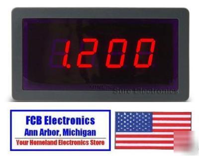 3Â½ 5V digital red led 0~2A dc amp panel meter