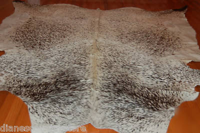 Cow hide steer hide pelt skin western ranch lodge rug