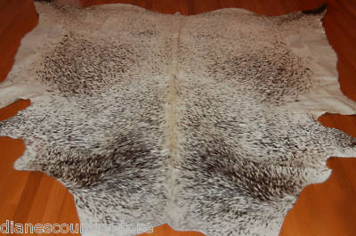 Cow hide steer hide pelt skin western ranch lodge rug