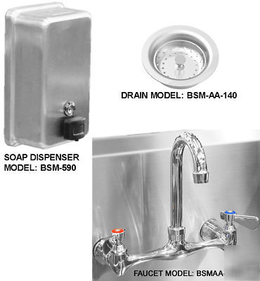 Multistation 4, wash-up, hand sink 96