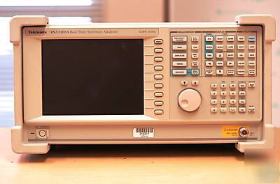 Tektronix rsa 2203A real-time spectrum analyzer 3 ghz