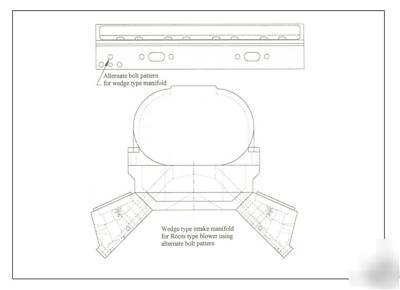 1/4 1/3 scale engine gas nitro alchol V8 prints plans