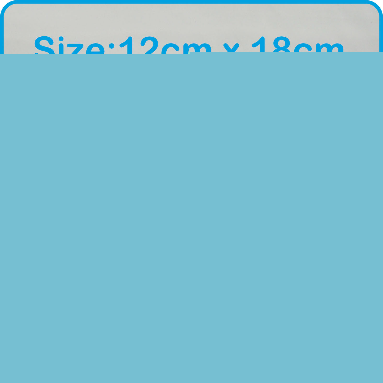 1000PCS ziplock zipper lock clear poly bags 12X18CM