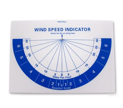 Lot of 425 wind speed indicators beaufort scale mph