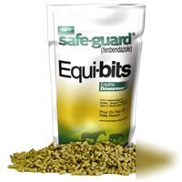 Equi bits safeguard pellet horse wormer feed parasite