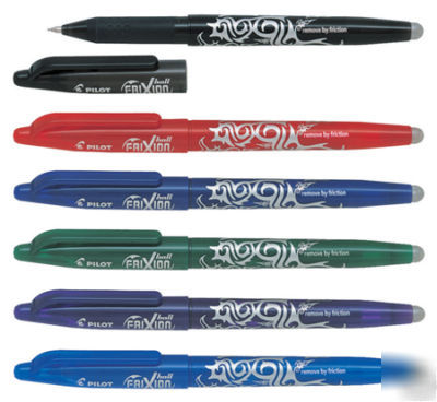Pilot frixion erasable rollerball pen X3 black ink