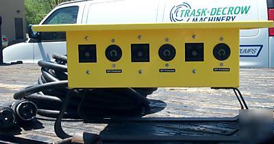 Power distribution center w/ 2-100' cords & y adapter