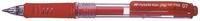 12 pentel hybrid gelgrip retr red K157-b K157-b