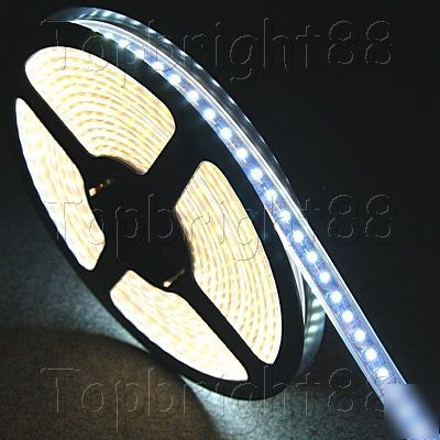 5M white smd 3528 waterproof flexible 600 led strip