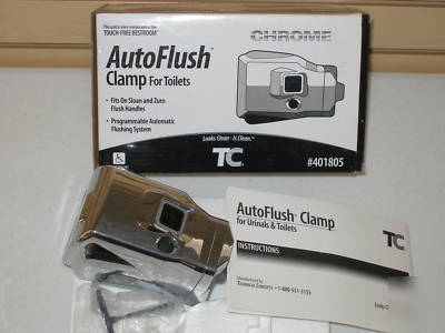 Tc autoflush clamp toilet urinal touch free #401185 crm