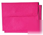25 4X6 A6 a-6 magic magenta square-flap envelopes red
