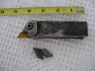 Lathe turning tool, carbide insert.