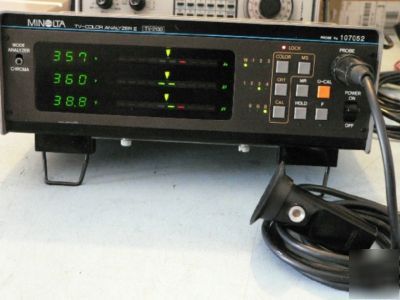 Minolta tv-2130 analyzer ii color tv computer monitor