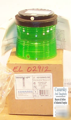 New 1 edwards stackable beacon light green 