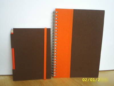 New set 2 notebook journal + memo pad pier 1 zeni touch
