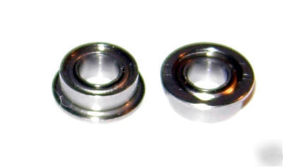 SMF63-zz stainless flanged ball bearings, MR63, 3X6 mm