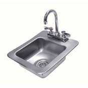 Advance tabco 1 comp drop-in sink 9IN x 9IN x 5IN