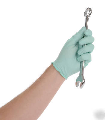 Aloe power nitrile gloves latex free xl case of 10