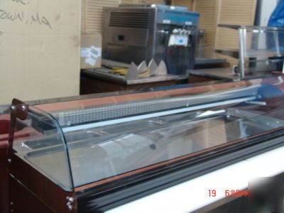 Mvp left refrigerated sushi display case