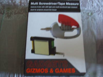 New mulit screwdriver & tape measure set - 