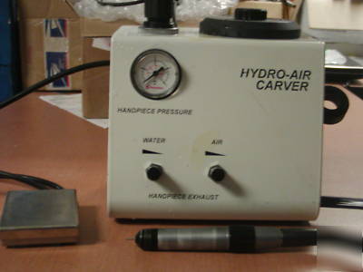  hydro-air carver dental lab high speed handpiece used