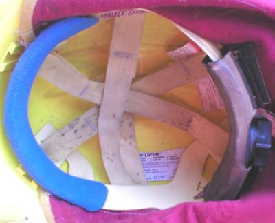 Firefighter wild fire hard hat bullard size 6.5 - 8